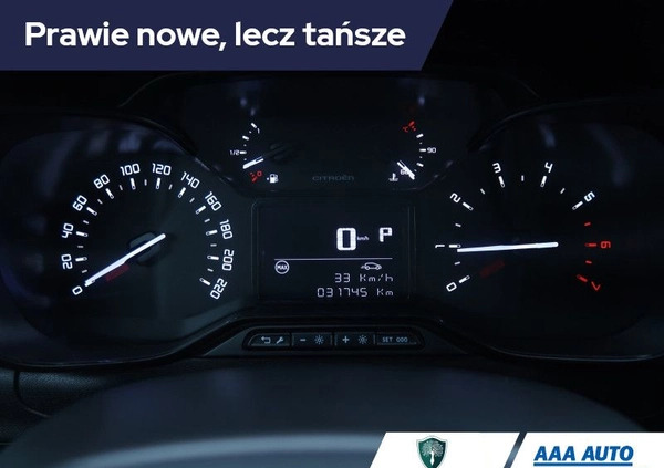 Citroen C3 cena 66000 przebieg: 31740, rok produkcji 2020 z Ryglice małe 301